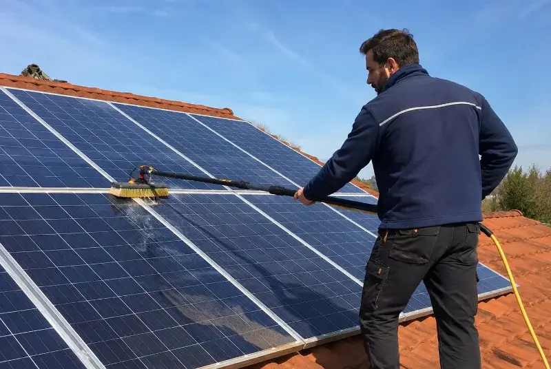 Nettoyage et entretien de panneaux solaires à Coux et Bigaroque-Mouzens